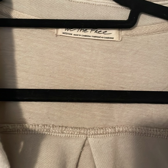 Free People creme trench shacket - Picture 3 of 3